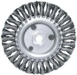 kartáč okružní copánkový  150mm M14  Fe 0.5 mm