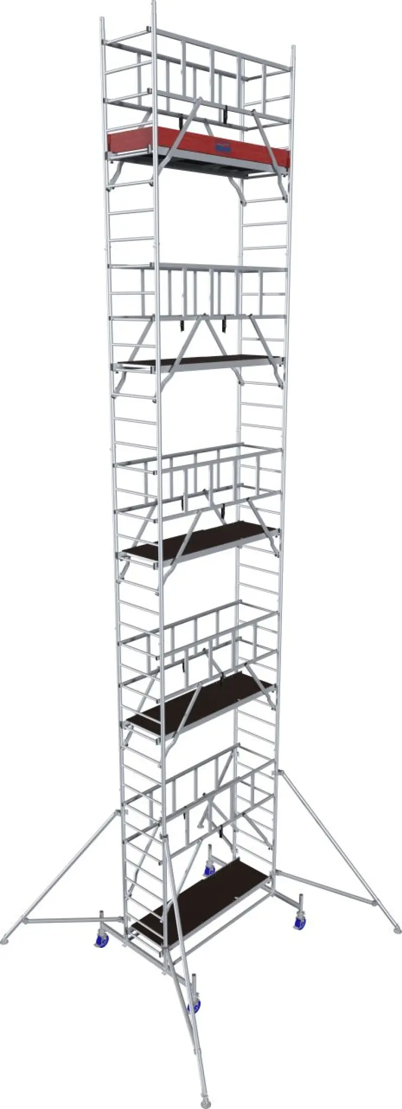 lešení pojízdné „PROTEC KRAUSE“ hliníkové, pracovní výška 11.3 m