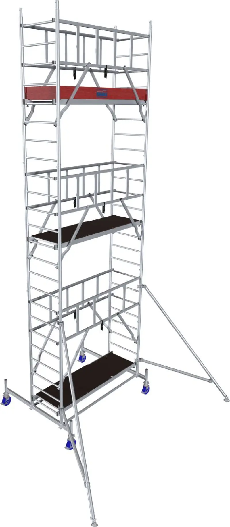 lešení pojízdné „PROTEC KRAUSE“ hliníkové, pracovní výška 7.3 m