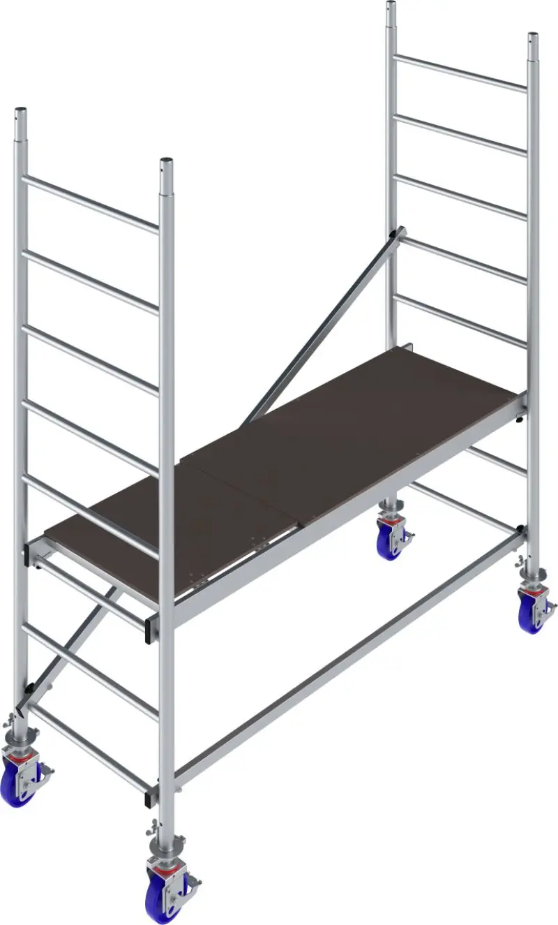 lešení pojízdné „PROTEC KRAUSE“ hliníkové, pracovní výška 2.9 m