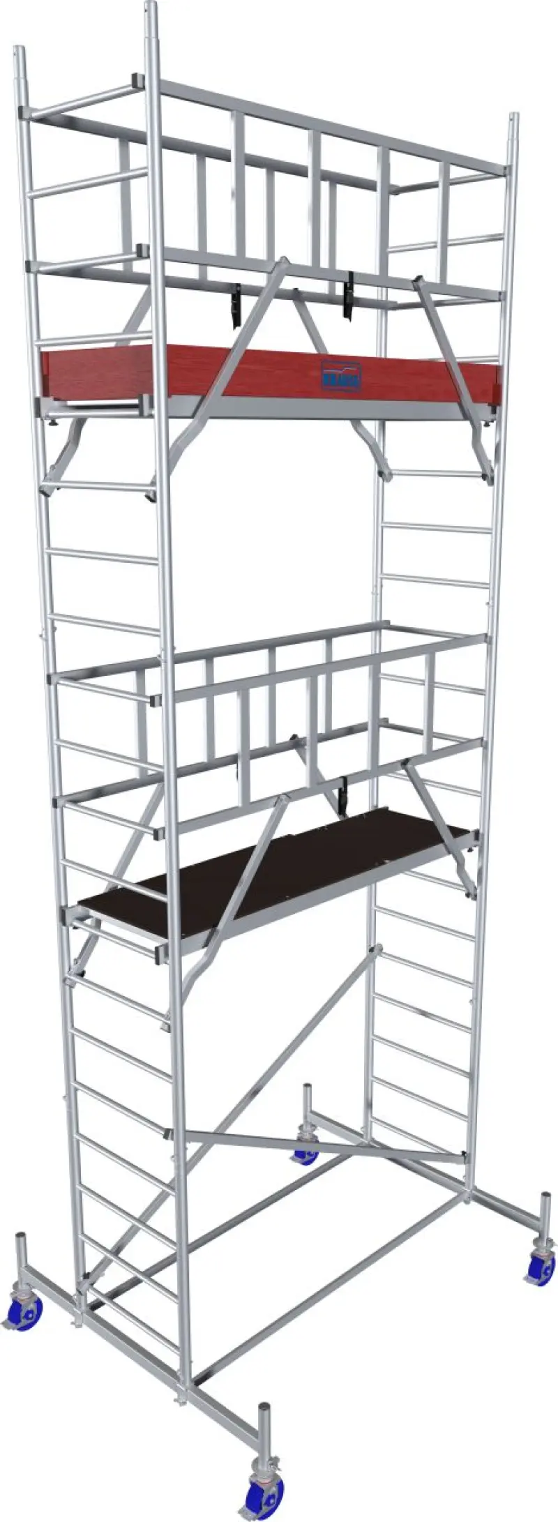 lešení pojízdné „PROTEC KRAUSE“ hliníkové, pracovní výška 6.3 m