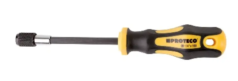 držák bitů 100 mm s rukojetí, rychlouzávěr QUICK