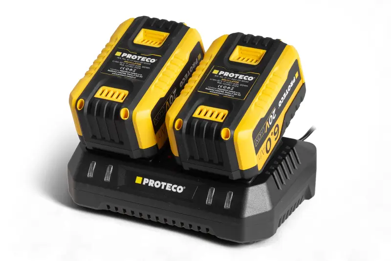 2x akumulátor 6 Ah + nabíječka DUAL 4.0 A
