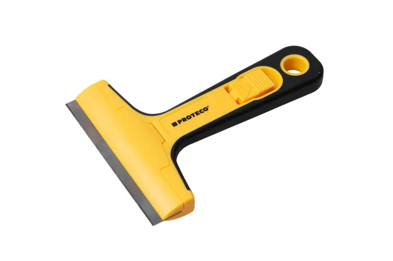 škrabka na okna s krytem ostří