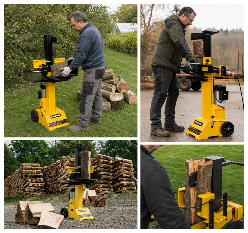 Štípačka na dřevo | 3000 W | vertikální | 8t | 230 V