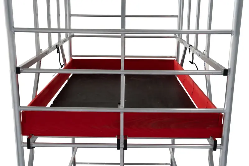 lešení pojízdné „PROTEC XXL“ hliníkové, široké provedení, pracovní výška 7.3m