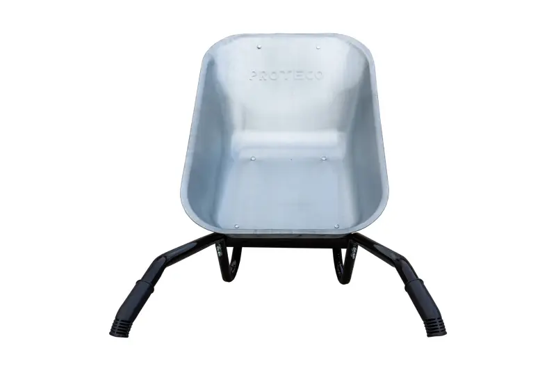 kolečko zahradní 60l, plné kolo, kuličková ložiska, pozink. korba