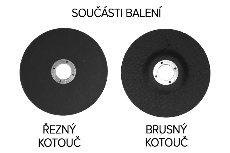 bruska úhlová akumulátorová 125mm 20V bez aku