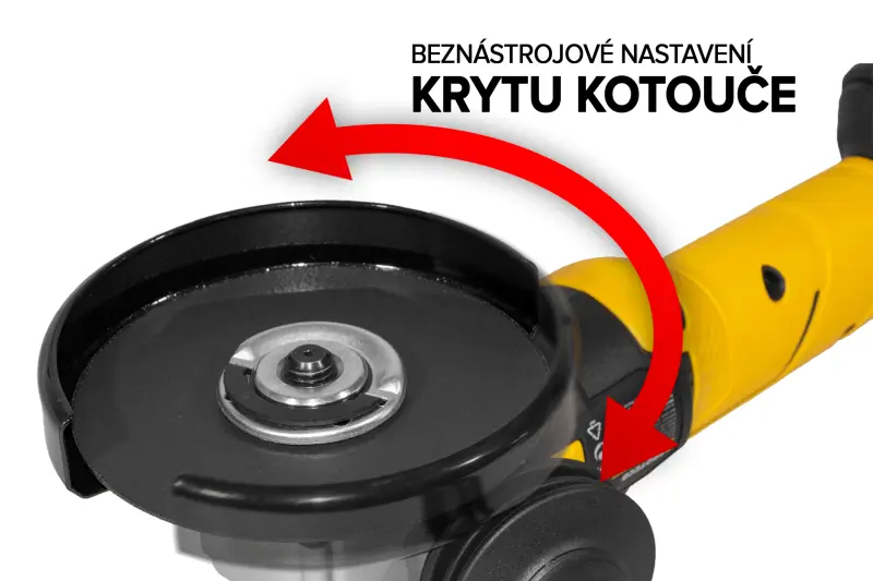bruska úhlová akumulátorová 125mm 20V bez aku
