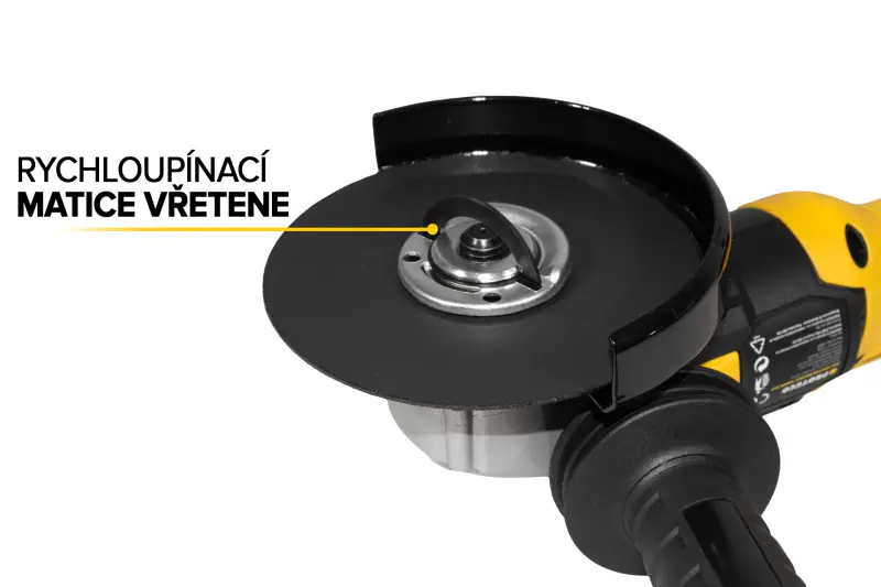 bruska úhlová akumulátorová 125mm 20V bez aku