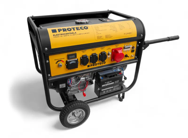 elektrocentrála 3-fázová 5500/3300W