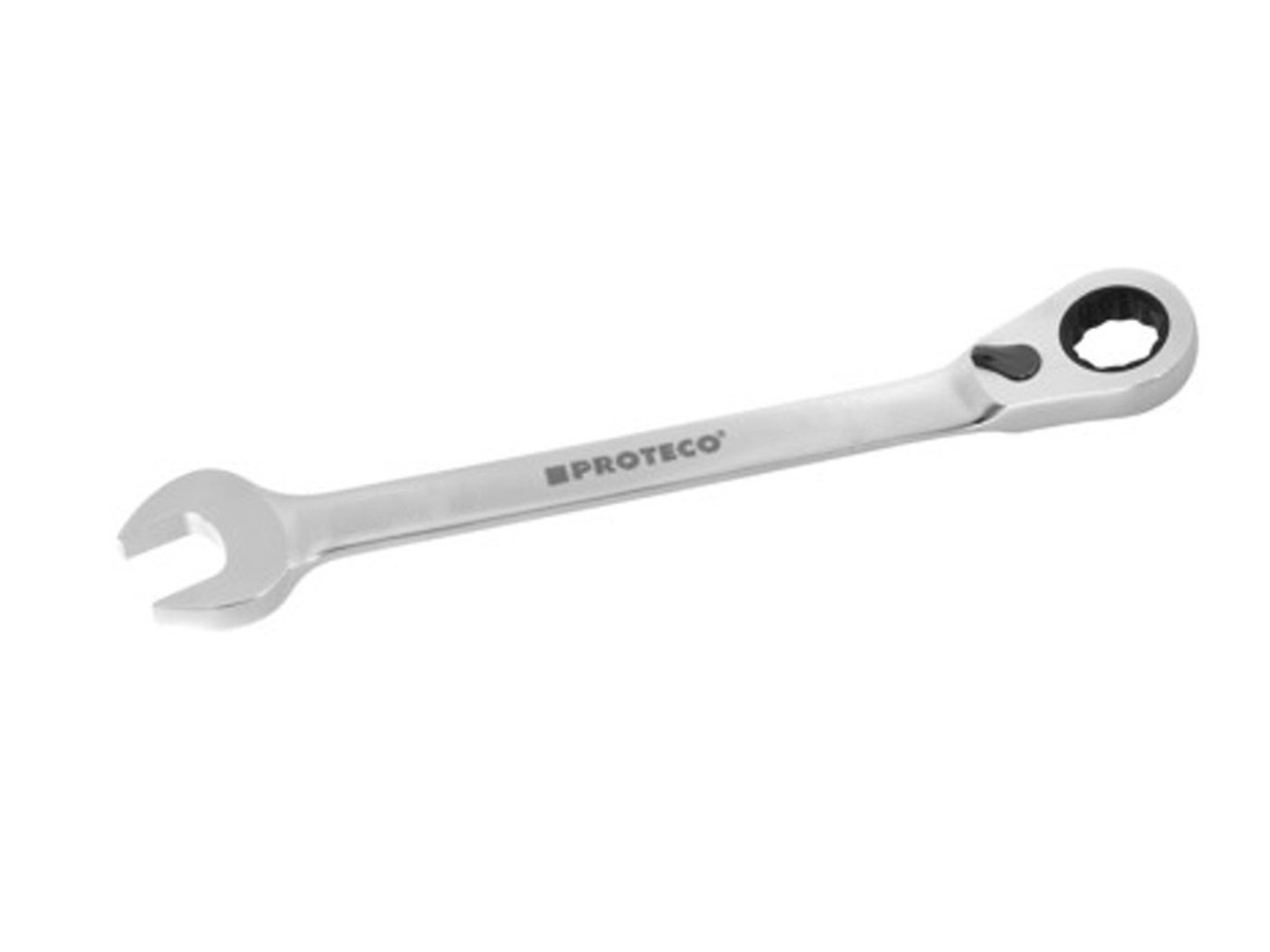 PROTECO 18-342-013 klíč ráčnový očkoplochý 13 mm s možností dorazu CrV