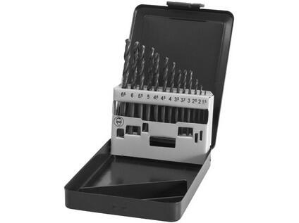 PROTECO 04-338-13 sada vrtáků do kovu 13 dílů 1.5 - 6.5 mm DIN 338 černé