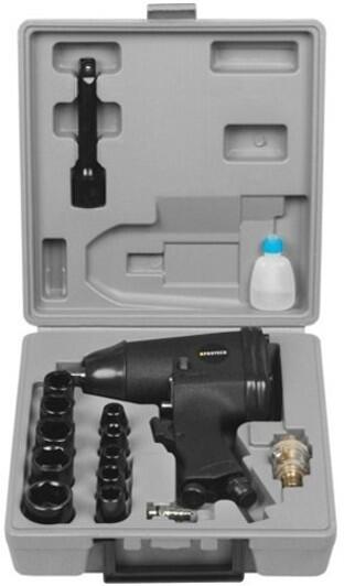 PROTECO 42.01-22120 utahovák pneu.pistol. 1/2 6-8 bar 312 Nm + hlavice v kufru