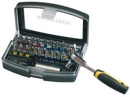 PROTECO SN-B01 sada bitů 1/4 32 dílů s ráčnou