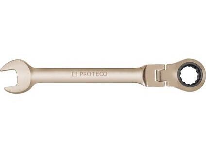 PROTECO 18-343-014 klíč ráčnový očkoplochý 14 mm s kloubem CrV