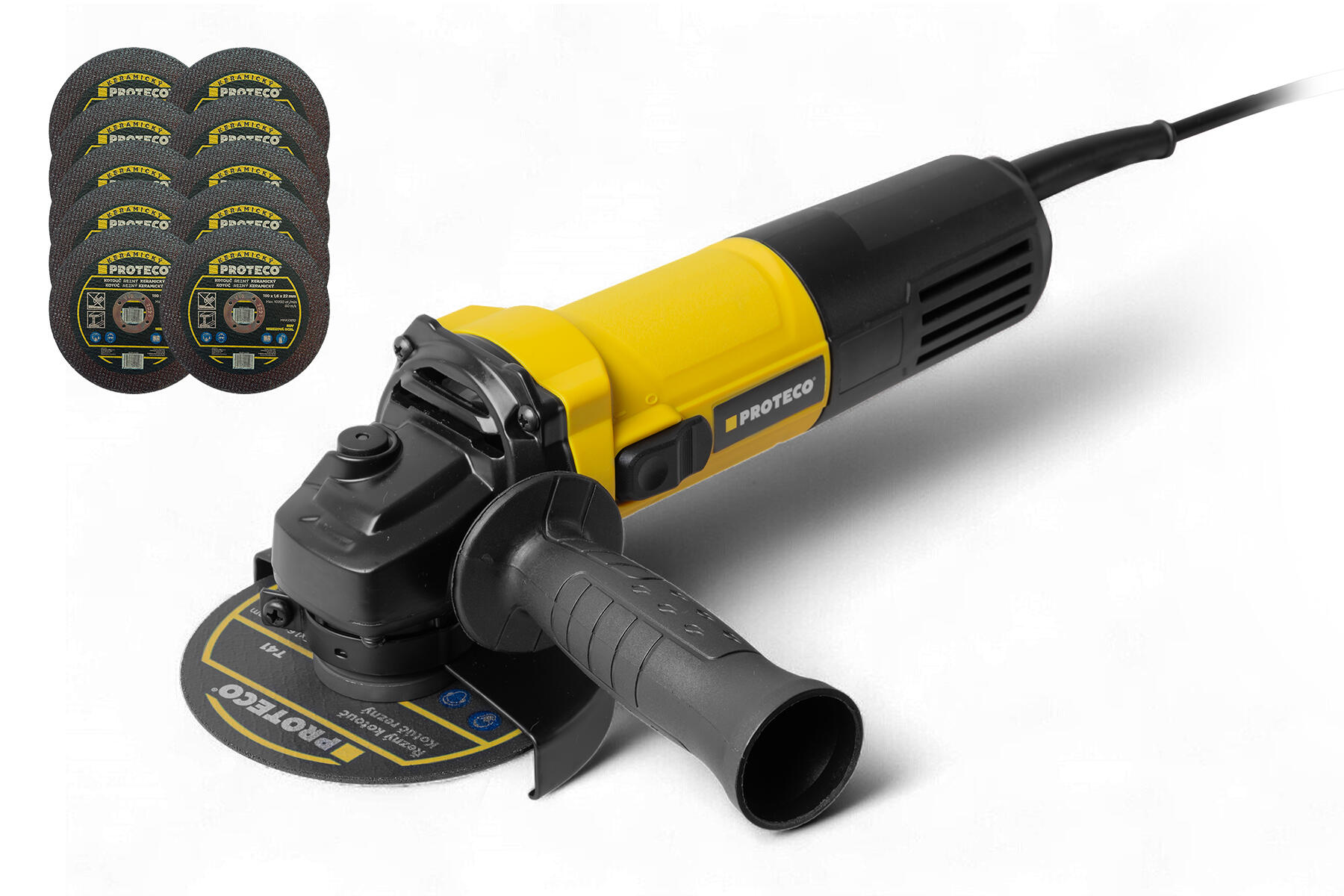 PROTECO 51.01-UB-115-850 úhlová bruska 115 mm, 850 W