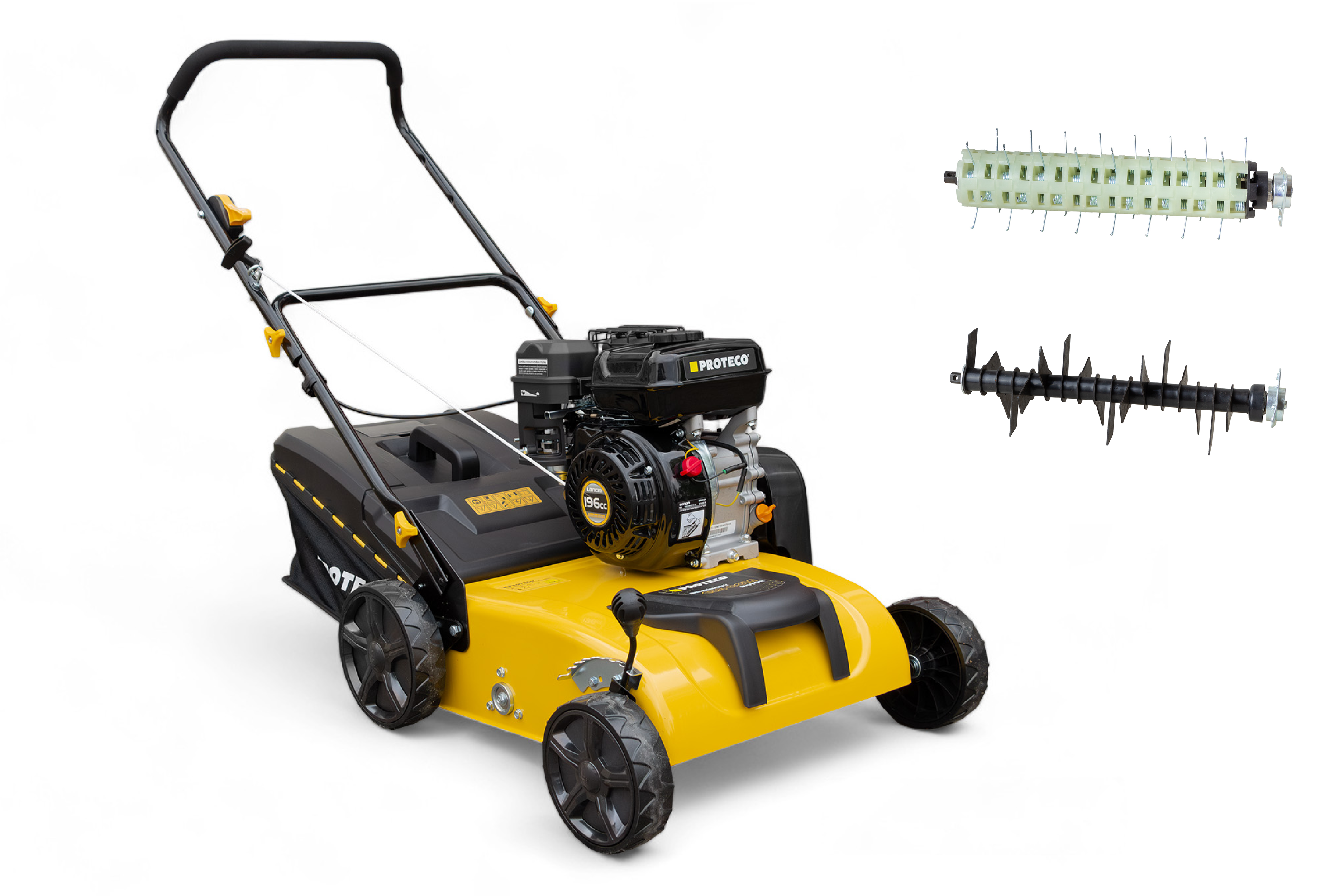 PROTECO 51.06-VB-380-P benzínový vertikutátor PREMIUM 4,1 kW s regulací rychlosti