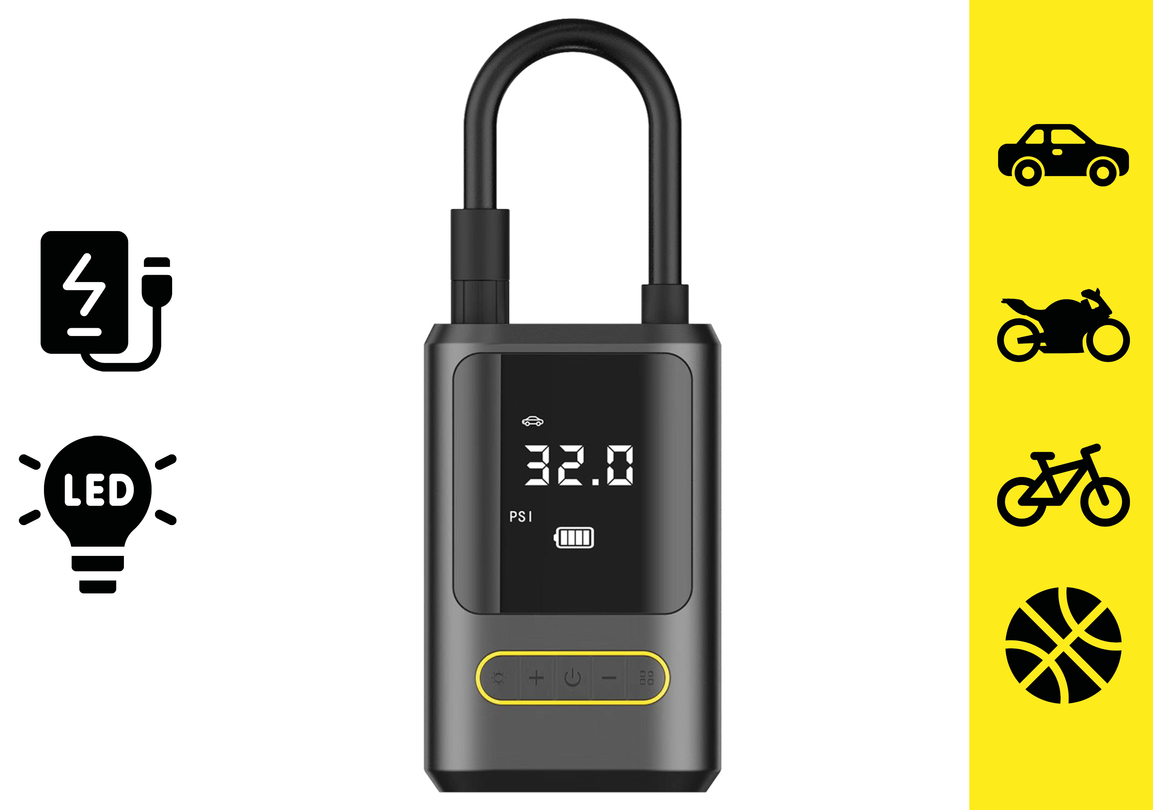 PROTECO 62.42-KA-80 přenosný akumulátorový kompresor | 10,3 bar